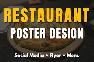 design modern restaurant menu and food flyer