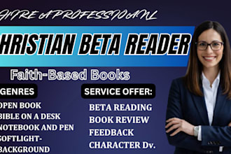 beta read christian romance or inspiration book