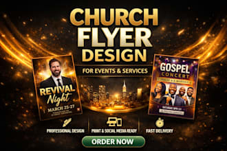 design professional church flyer design for church events church flyer