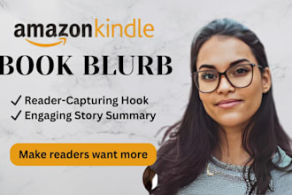 write an amazon book blurb, kindle description, book summary and kdp sales copy