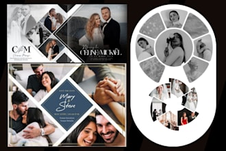 design a professional photo book wedding album travel coffee table layout cover
