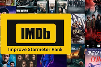 organically promote your imdb profile film promotion to improve starmeter rank