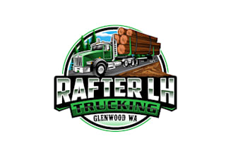 create professional and specially truck logo design