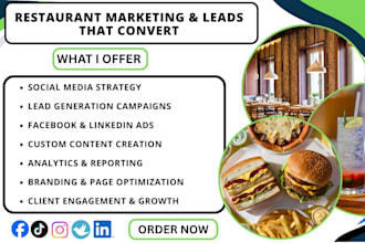 restaurant social media and lead generation to boost sales fast
