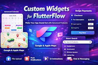 create custom widget for flutterflow, flutter