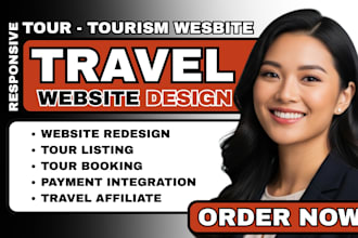 wordpress travel website travel agency booking website tour website redesign