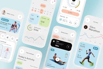 develop fitness and health app fitness website personal training app fitness app