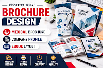 design medical brochure design trifold healthcare brochure, company profile