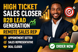 be your high ticket saas sales rep
