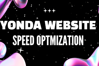 optimize yonda website speed and improve performance