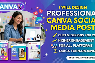 design eye catching social media posts in canva