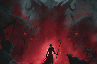 make fantasy dark and horror character art  for halloween