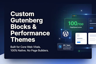 build custom gutenberg blocks for your high performance wordpress site