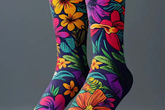 design custom and unique socks design