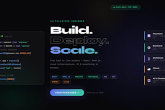 build a fullstack react nodejs web app with cloud deployment and ai