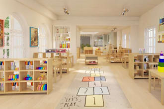 3d children room,preschool render,learning space,kid club, kindergarten interior