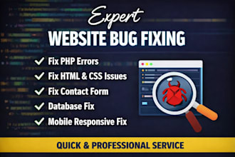 do website bug fixing