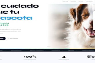 design landing pages website