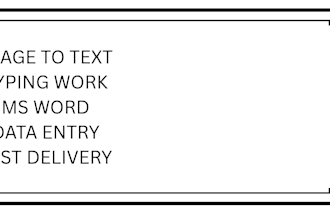 do image to text typing and ms word typing work