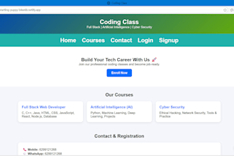 create a responsive website using HTML CSS and java script