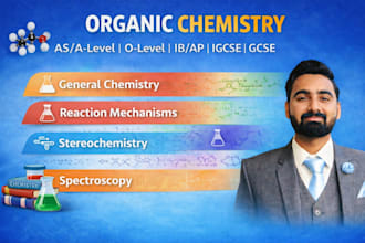 be your organic chemistry and general chemistry tutor