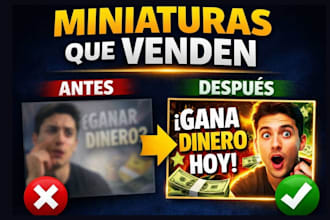 design high ctr  miniatura youtube thumbnail