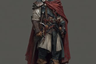 illustrate your ttrpg oc, vtm, fantasy, dnd character art