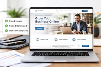 fix italian wordpress website develop business dsgvo complaint