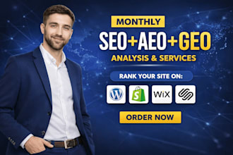 do advanced monthly onpage seo geo aeo optimization to boost google ranking