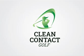 design a professional golf logo