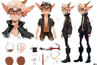 draw premium professional custom character art