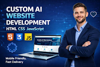 design and develop ai powered websites for buisness or portfolio