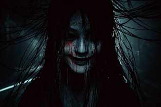draw realistic dark fantasy art and horror illustrations