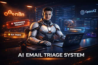 build an ai email triage system using n8n and open ai