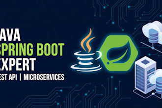 develop scalable backend applications using java spring boot