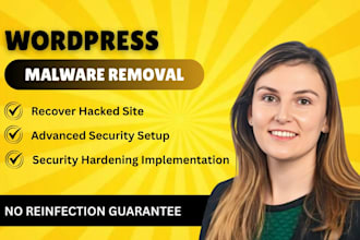 do wordpress malware removal, remove virus and clean infected hosting