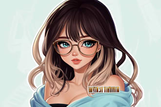 draw a custom character for professional