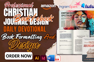 format, design christian ebook, daily devotional, prayer journal KDP book upload