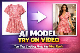turn your clothing photo into an ai model try on video vton