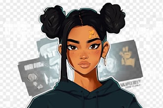 draw professional custom character