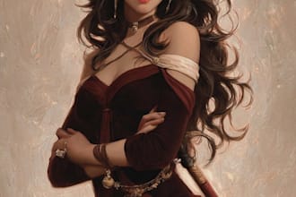 fantasy character art and fantasy character art