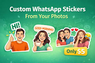 create custom whatsapp stickers from your photos