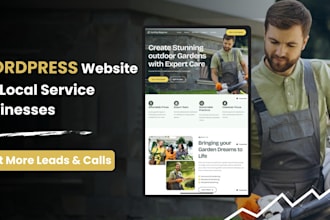 design a wordpress website for local service businesses