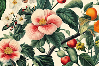 create a botanical illustration