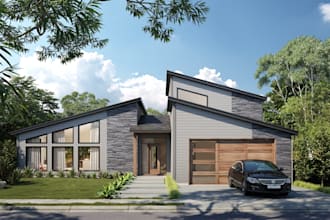 do 3d modeling and photorealistic exterior rendering