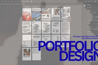 produce clear, technically structured design portfolios