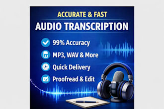transcribe your audio or video into accurate text
