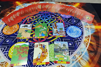 provide I ching tarot divination for one question