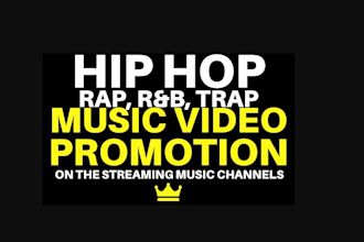 promote your hip hop pop , rap or afrobeat music to real listeners