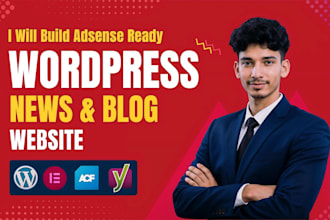 build a modern adsense ready wordpress news or blog website